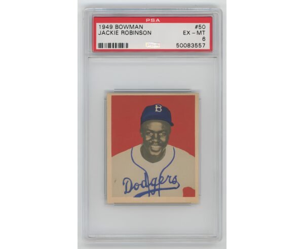 1949 Bowman Jackie Robinson #50 PSA EX-MT 6