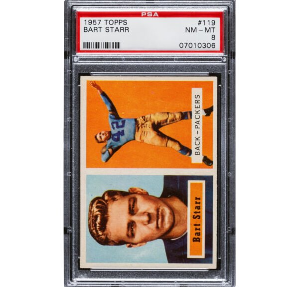 1957 Topps Bart Starr #119 PSA NM-MT 8