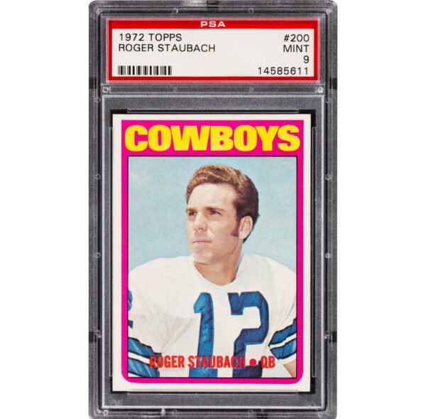 1972 Topps Roger Staubach #200 PSA Mint 9