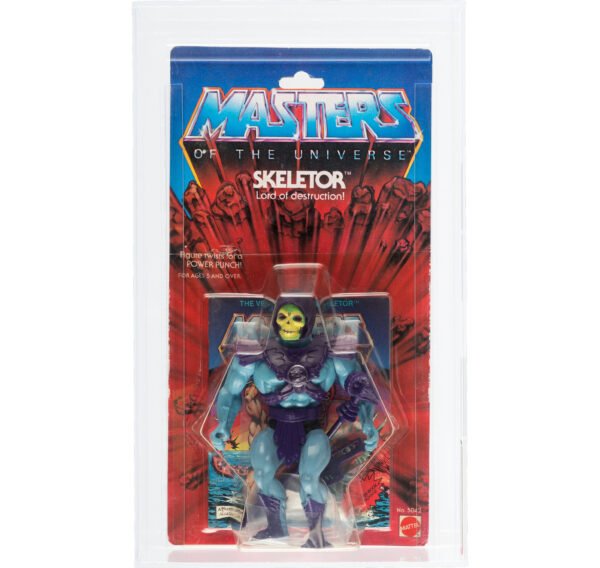 Masters of the Universe Skeletor AFA EX+/NM 75 (C75/B85/F85) Series 1/8 Back (Mattel, 1982)